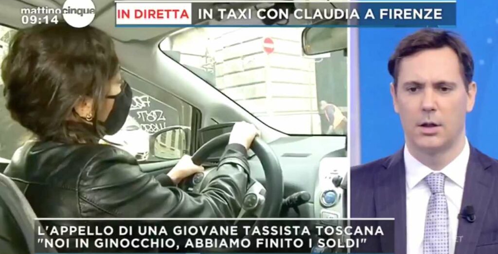 Mattino 5 tassista