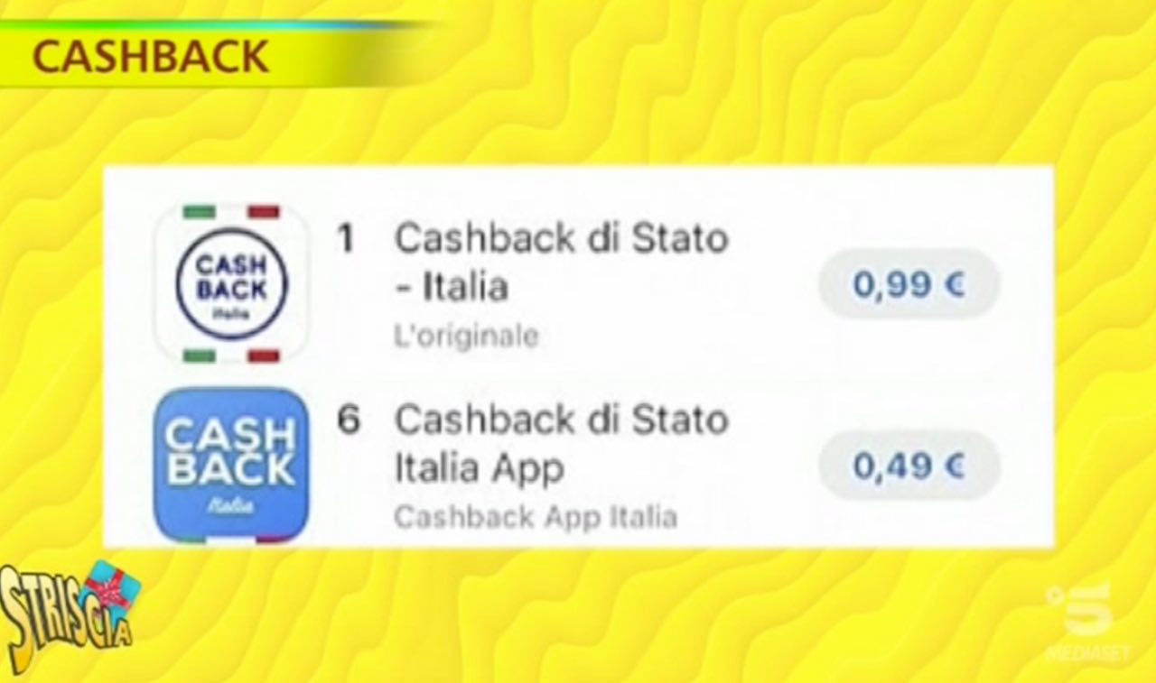 cashback Striscia