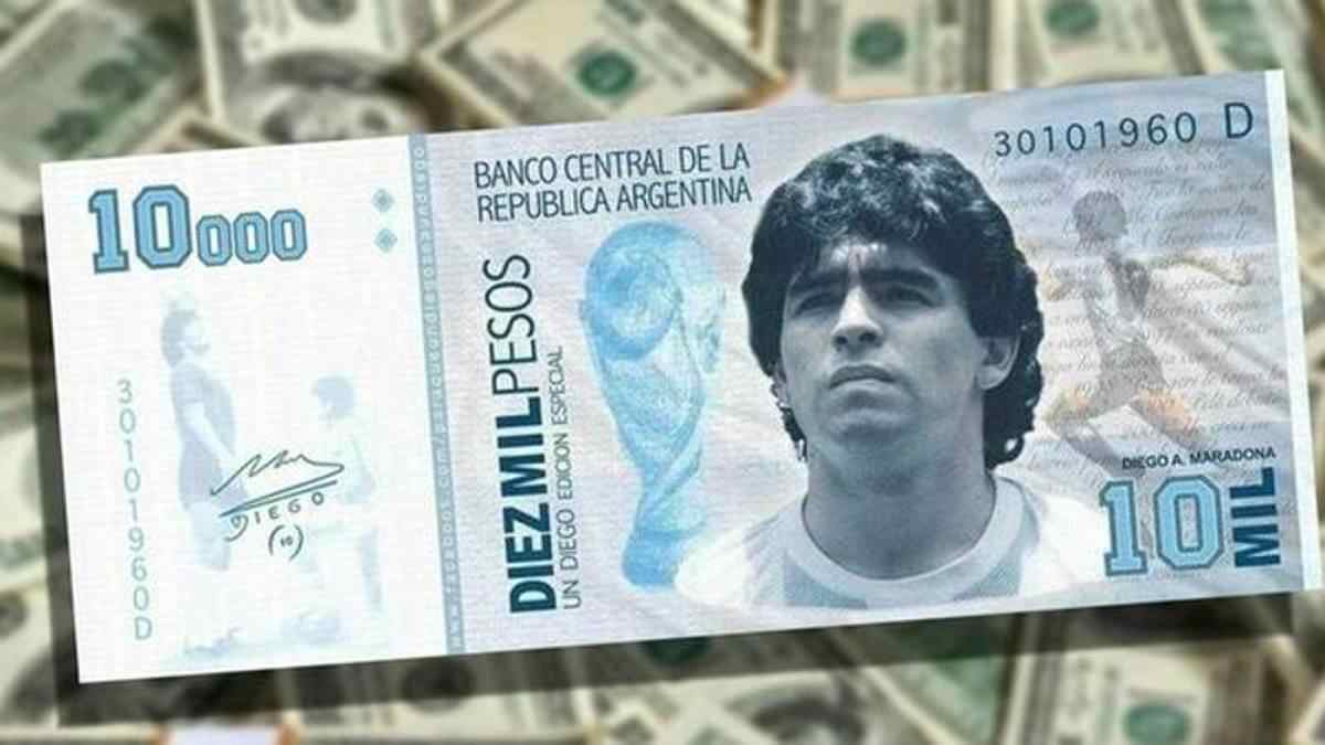 maradona pesos