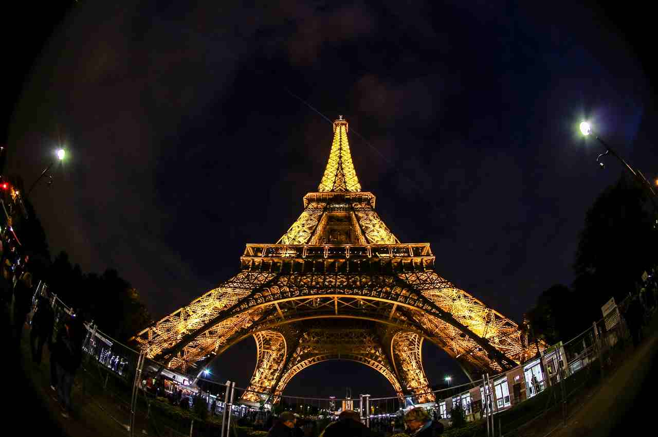 tour eiffel fotografia notte