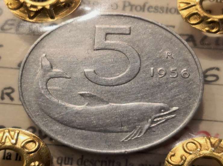 5 lire delfino