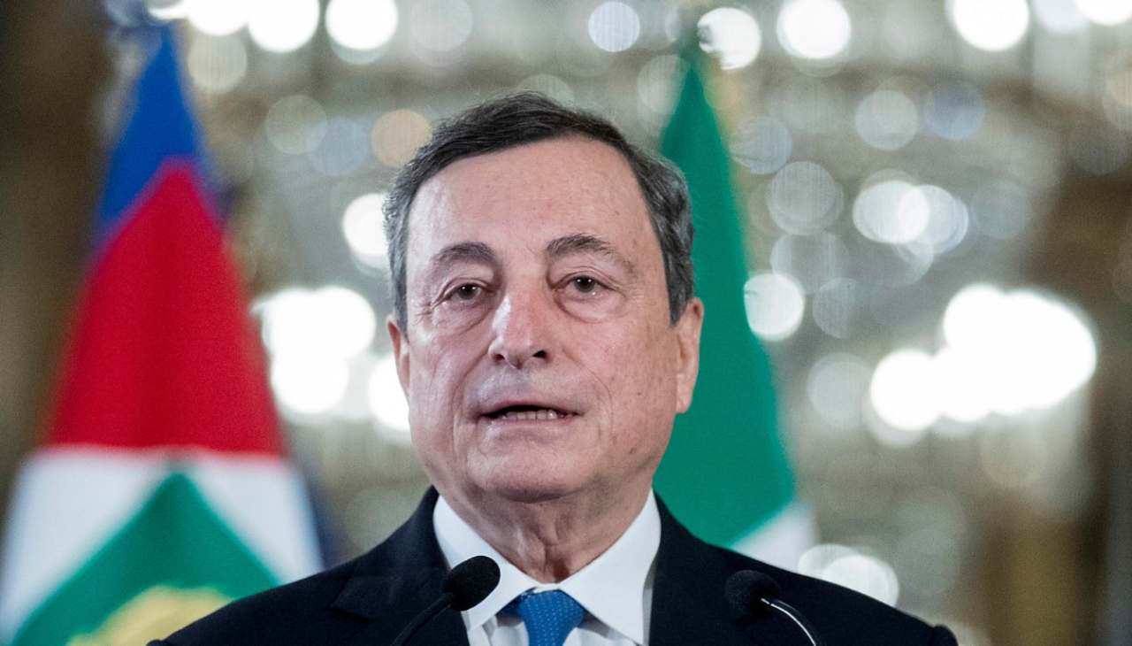 Mario Draghi sul Reddito di cittadinanza: "C'è bisogno di correzioni"