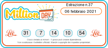 estazione million day sabato 6 febbraio 2021