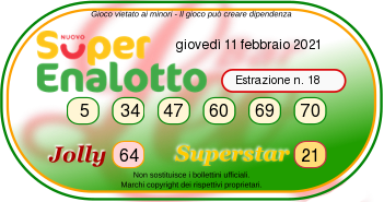 estazione superenalotto giovedi 11 febbraio