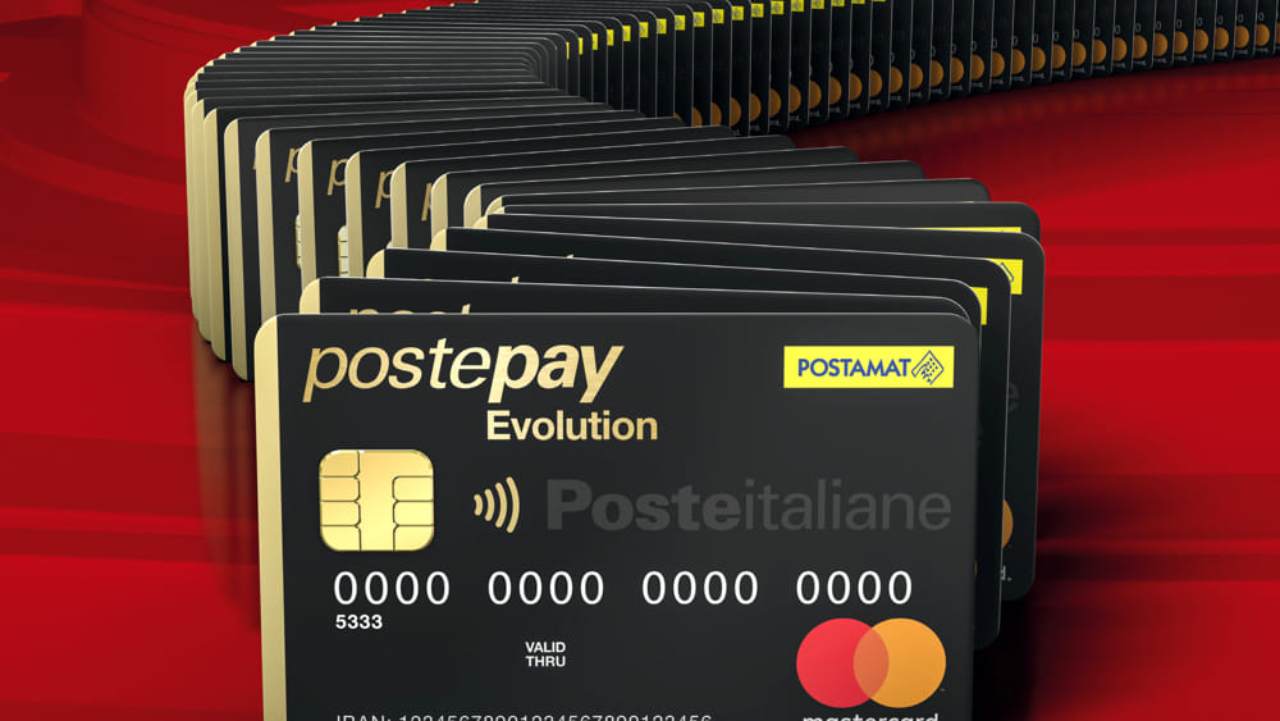 Postepay. Postepay Evolution. Postepay Italia. Postepay Card.