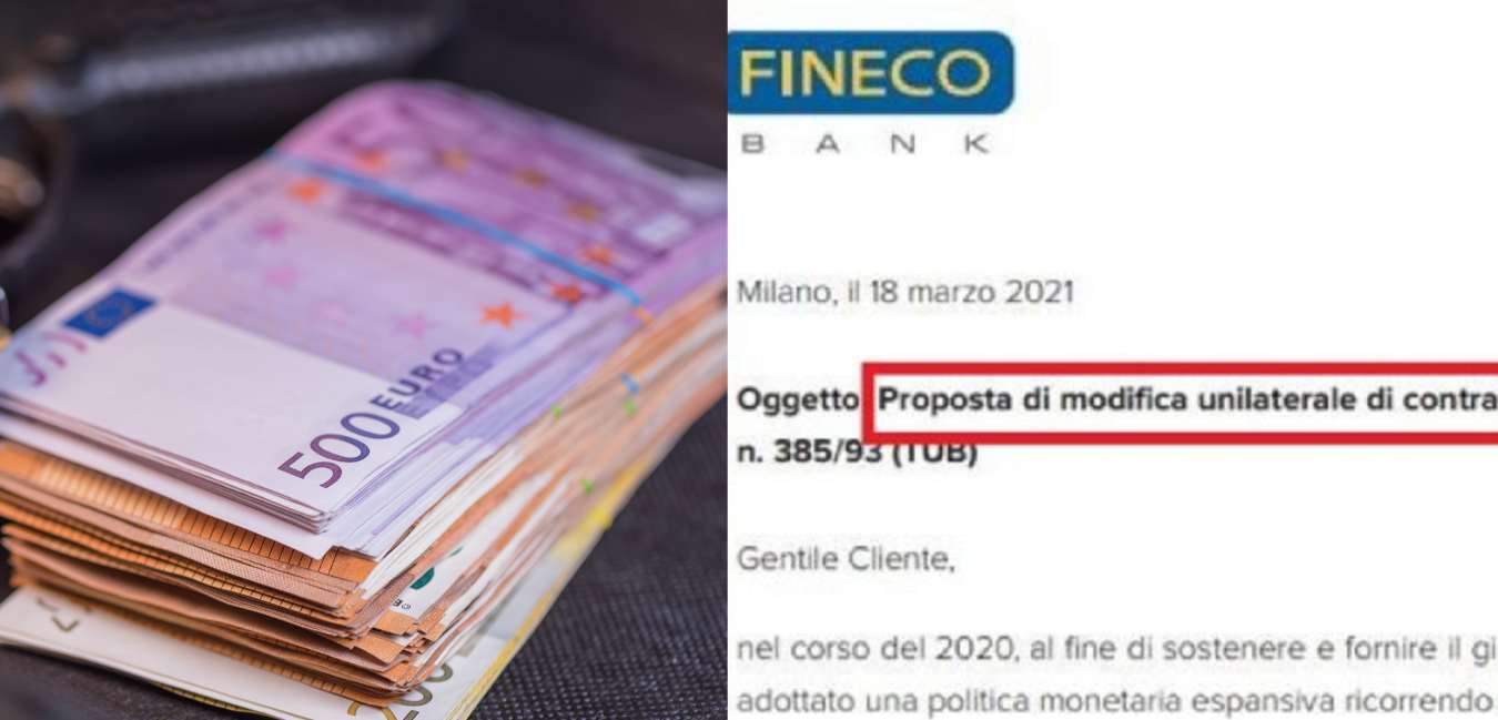 Fineco avvisa i clienti ‘con 100mila euro sul conto corrente si è a rischio chiusura’ Fineco avvisa i clienti ‘con 100mila euro sul conto corrente si è a rischio chiusura’