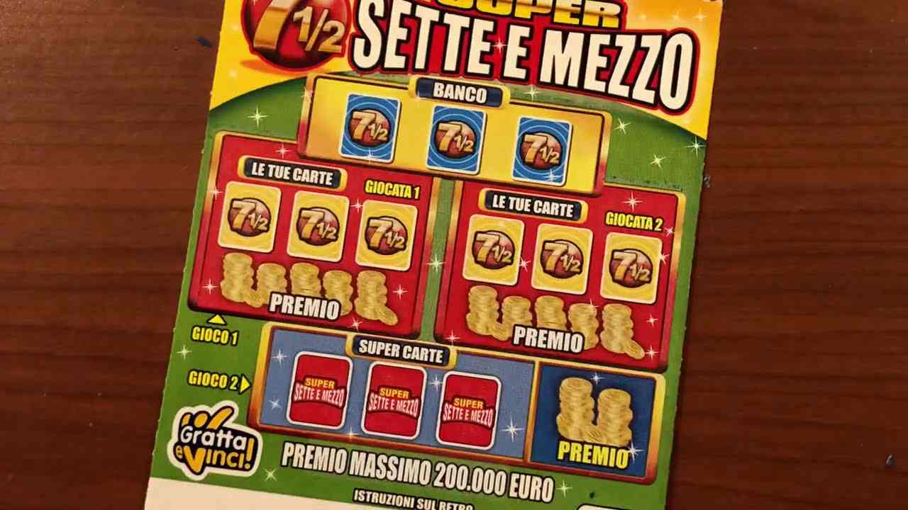 Gratta e vinci Sette e mezzo