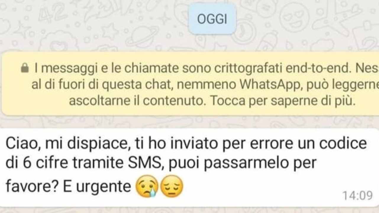 Truffa Whatsapp