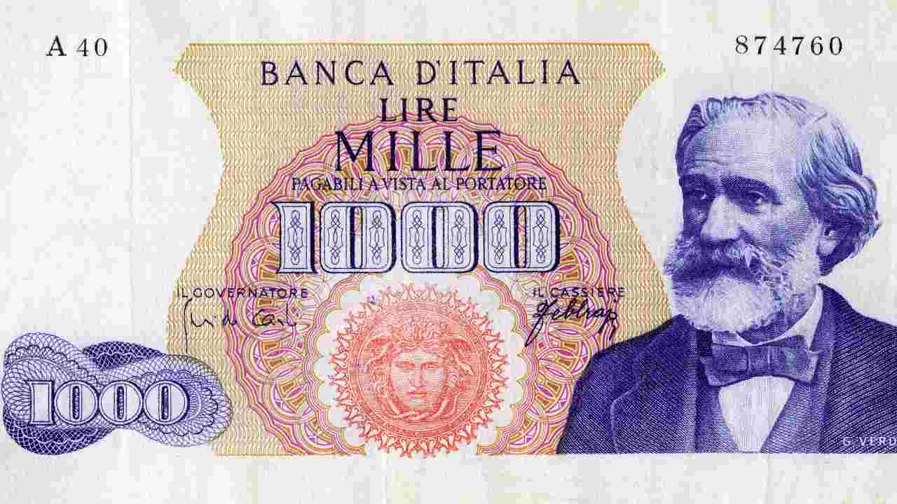 Mille lire Verdi