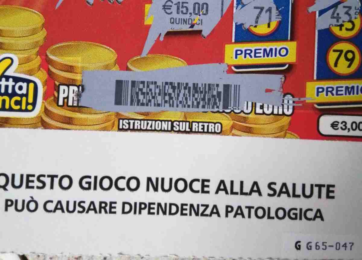 Gratta e vinci numero