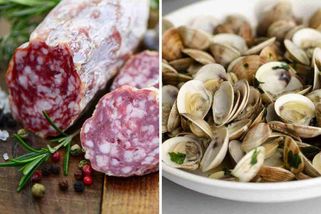 salame e vongole