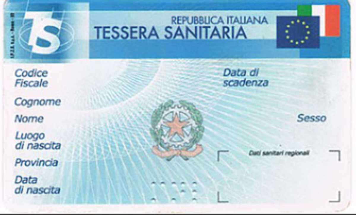 tessera sanitaria gratis