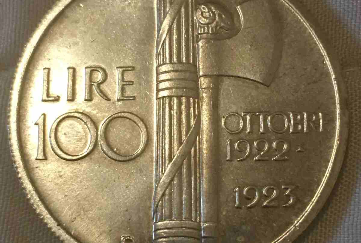 100 lire 1923 Fascio Littorio