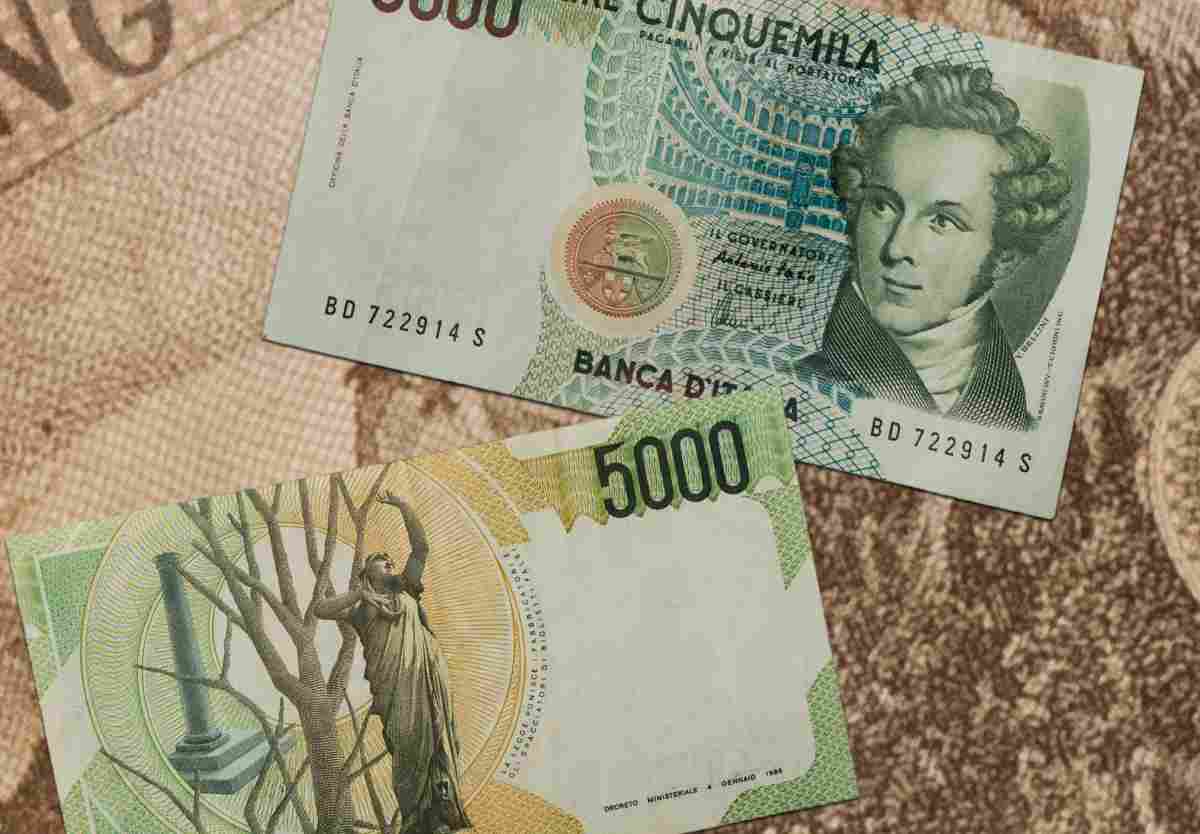 Banconote in lire non convertibili