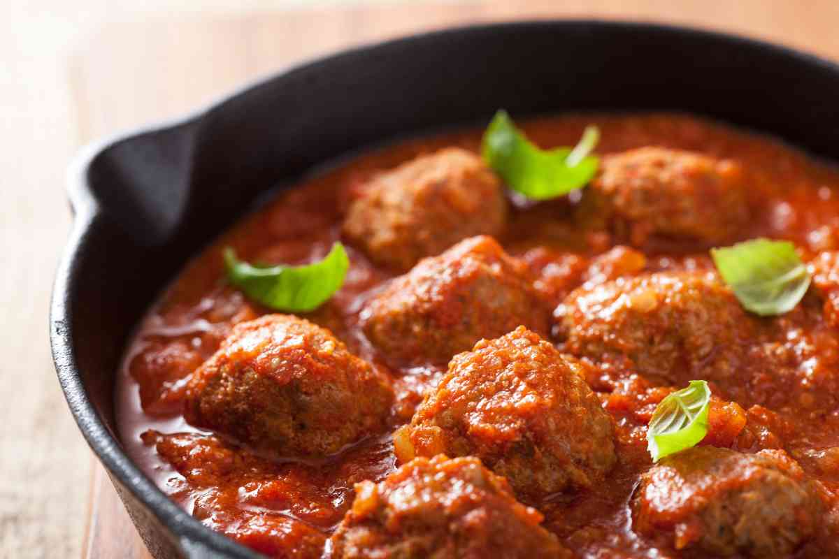 Polpette pomodoro richiamo