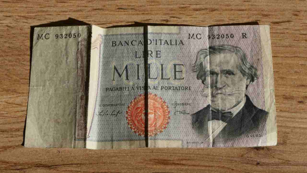 Mille lire Giuseppe Verdi