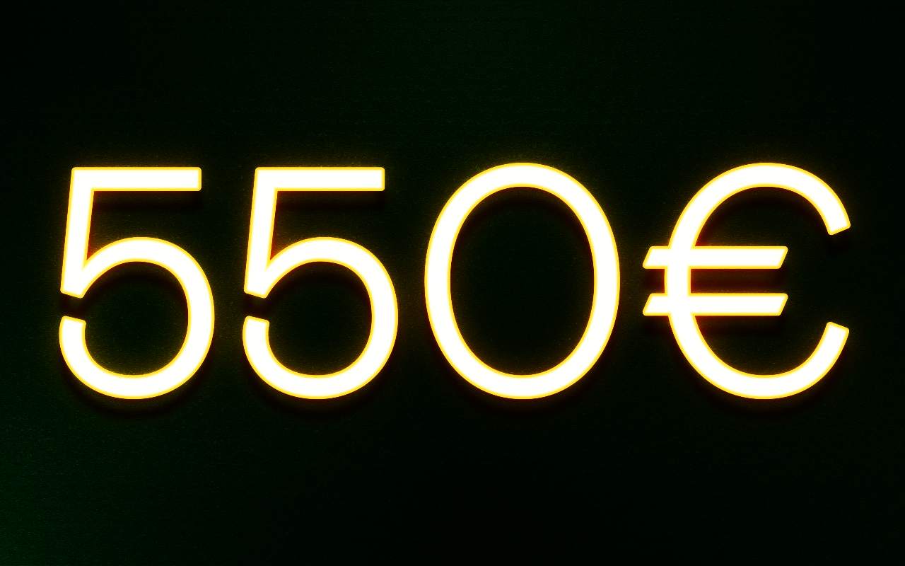 Bonus 550 euro