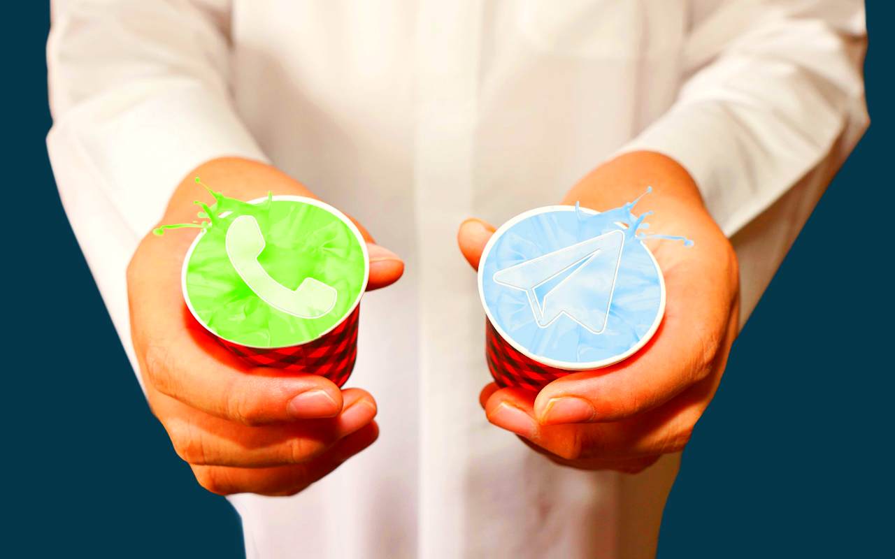 WhatsApp Telegram