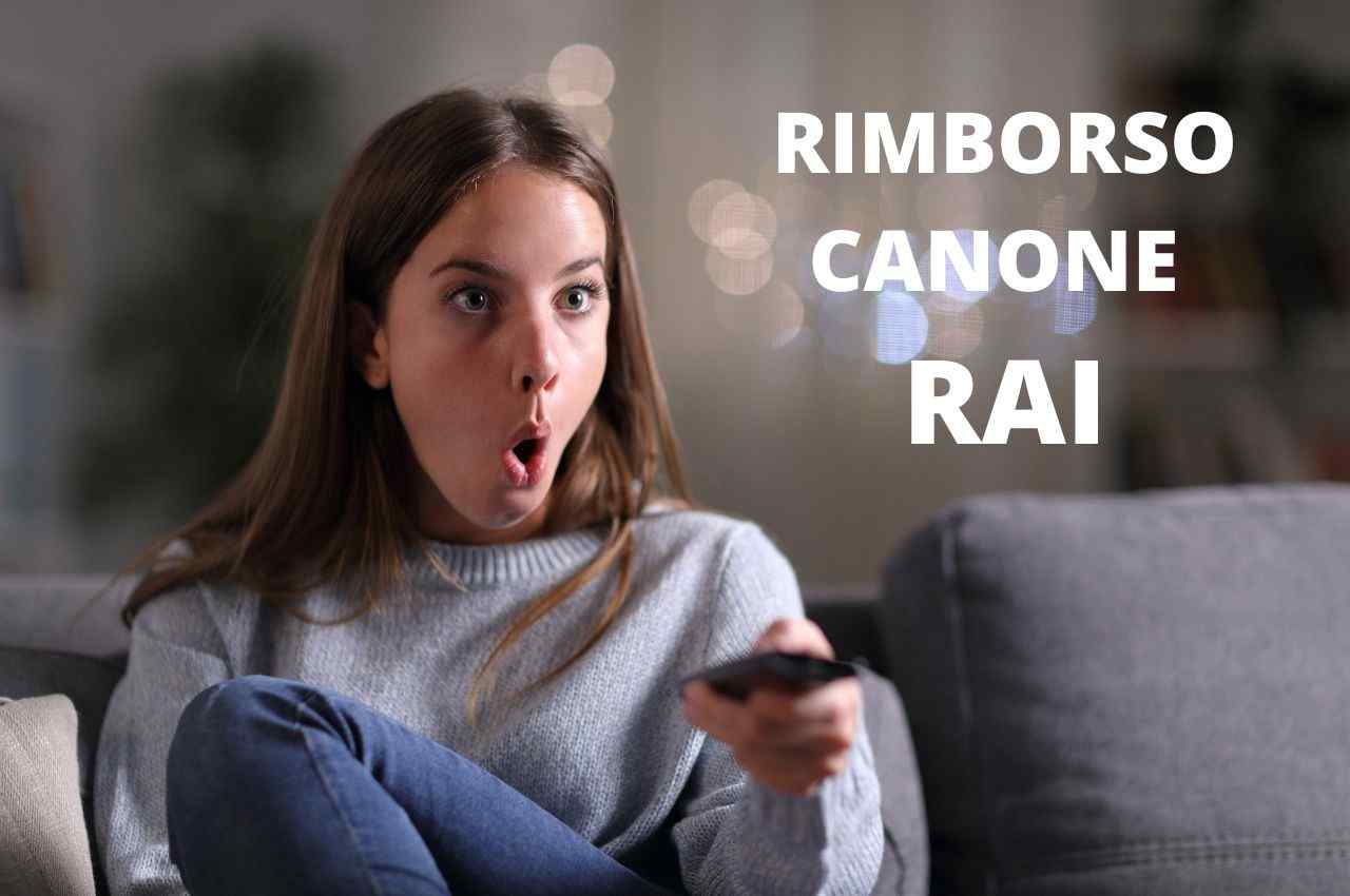 rimborso canone Rai