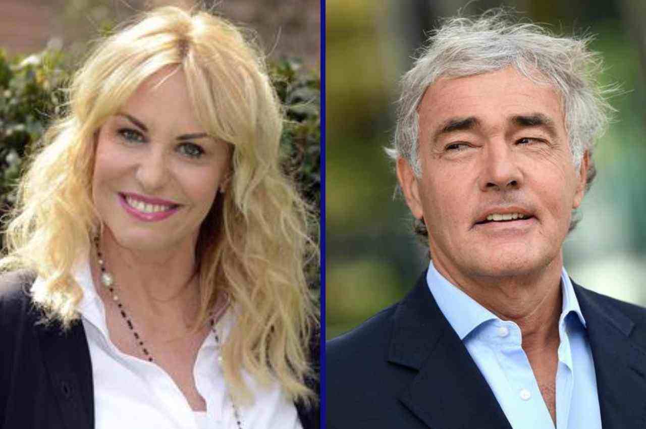 Antonella Clerici e Massimo Giletti