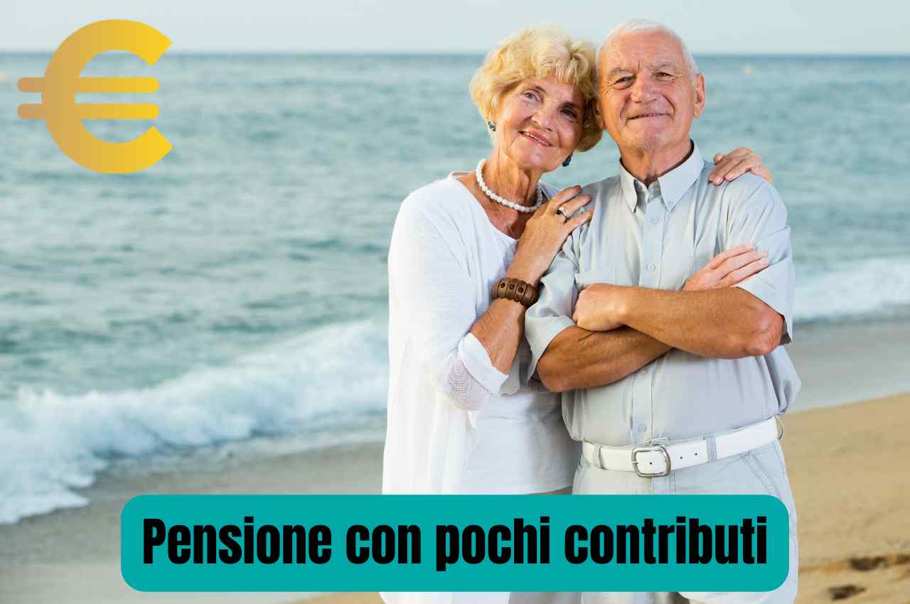 Pensione con pochi contributi