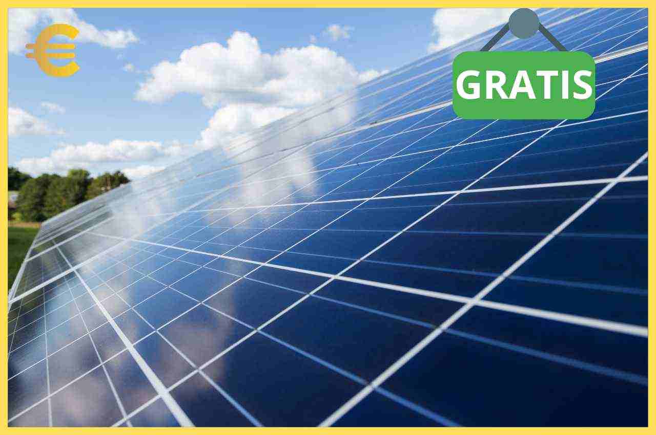 installare pannelli fotovoltaici gratis