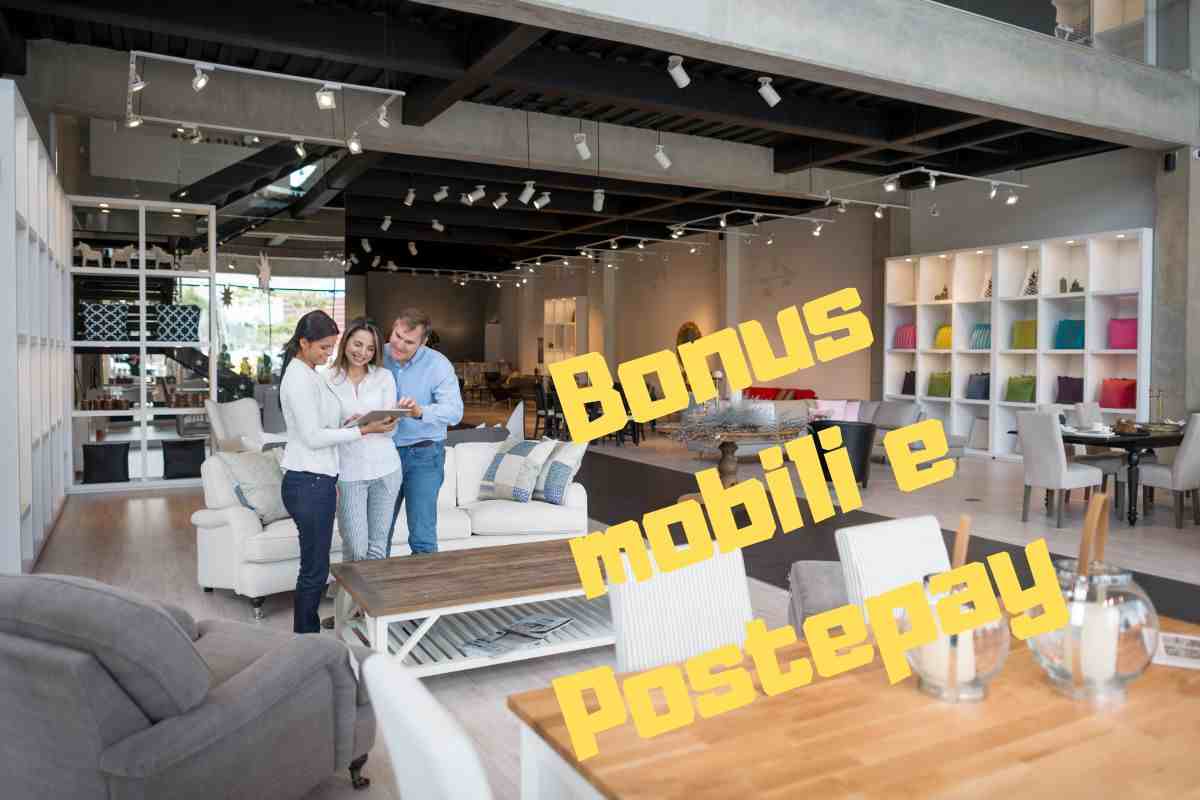 Pagando i mobili con la postepay si può usufruire del bonus?